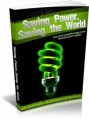 Saving Power Saving The World Plr Ebook