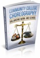 Community College Choreography Plr Ebook