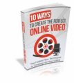 10 Ways To Create The Perfect Online Video MRR Ebook