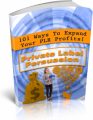 Private Label Persuasion PLR Ebook