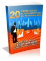 20 Productivity Boosting Methods For The Positive Mind Plr Ebook