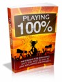Playing 100 Percent Plr Ebook
