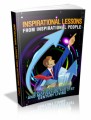 Inspirational Lessons From Inspirational People Plr Ebook