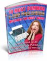 Most Common Ezine Publishing Mistakes PLR Ebook