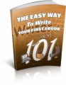 The Easy Way To Write Your First Ebook MRR Ebook