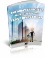 The Most Effective Marketing For The Least Investment MRR Ebook