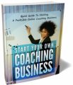 Start Your Own Coaching Business MRR Ebook