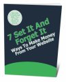 7 Set It And Forget It Ways To Make More Money With Your Website PLR Ebook