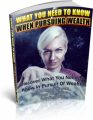 Pursuing Wealth PLR Ebook