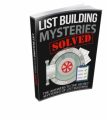 List Building Mysteries Solved Resale Rights Ebook