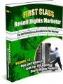 First Class Resell Rights Marketer : Triple Pack MRR Ebook