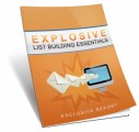 Explosive List Building Essentials MRR Ebook